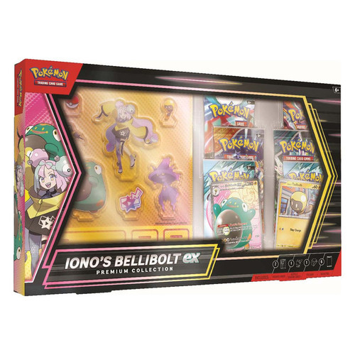 קלפי פוקימון מארז איונו ex פרימיום Pokemon TCG: IONO’S BELLIBOLT EX PREMIUM COLLECTION