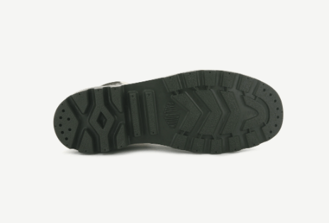 נעלי פלדיום קנבס חצי בצבע ירוק | 40-47 | PALLADIUM US PAMPA HIGH DUSKY GREEN 02352-308-M