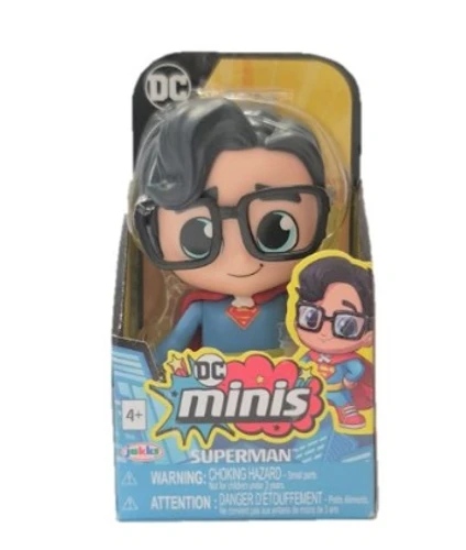 3 בובות מיני קומיקס DC בגודל 7.5 ס