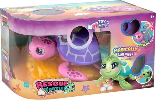 רובוט צב הצלה אינטראקטיבי Silverlit - Rescue Turtle - ורוד