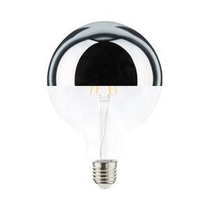  פחם גלוב כיפת כסף לעמעום E27 8W תאורת אווירה חמה 