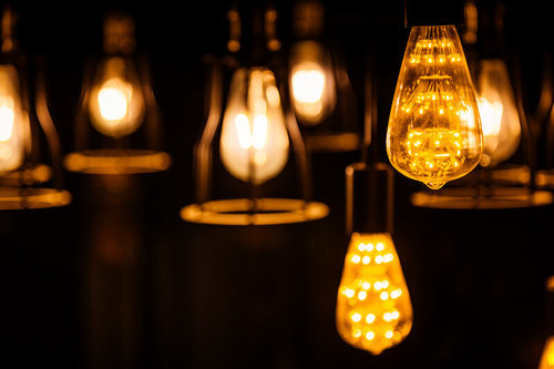  פחם כדור אמבר לעמעום E14 5W תאורת אווירה חמה 