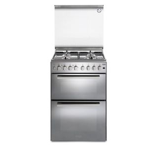 תנור משולב כיריים גז - 4 להבות Delonghi דגם DCS12EDX-IL נירוסטה  