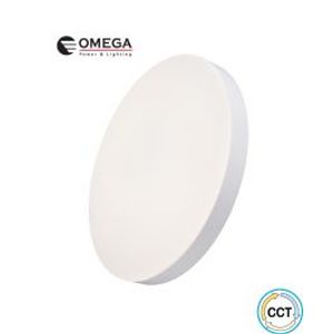צמוד תקרה דקורטיבי AURA CCT 70W לבן Omega