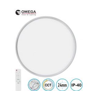 פאנל ELEMENT CCT לבן דק במיוחד כולל שלט 75W Omega