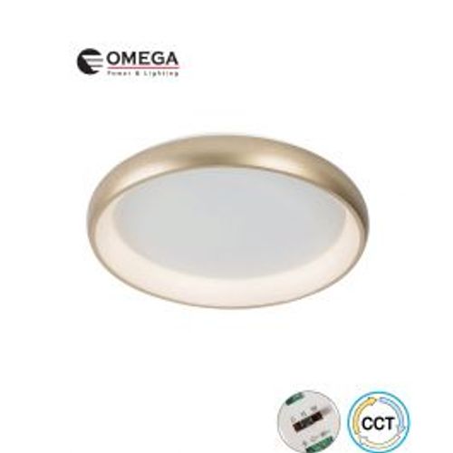 מנורת תקרה מנהטן 96W זהב CCT Omega