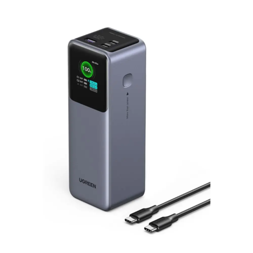 סוללת גיבוי ו Ugreen Power Bank Nexode 25000mAh PD 200W שחור