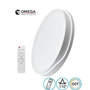 צמוד תקרה VINCENT כולל שלט CCT 75W Omega