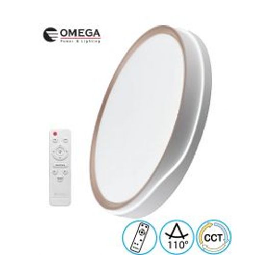 צמוד תקרה VINCENT כולל שלט CCT 75W Omega