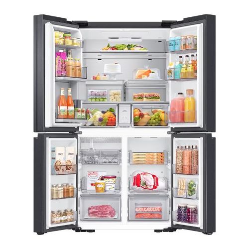 מקרר 4 דלתות 646 ליטר Samsung RF72DG9620BI שחור פחם מוברש