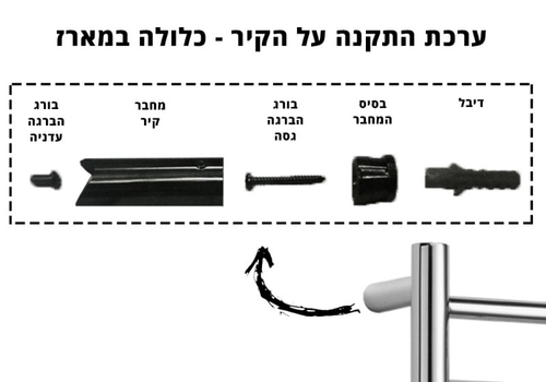 מתקן חשמלי לייבוש מגבות