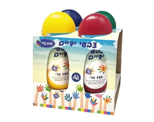 סט 4 צבעי ידיים - 150 גרם