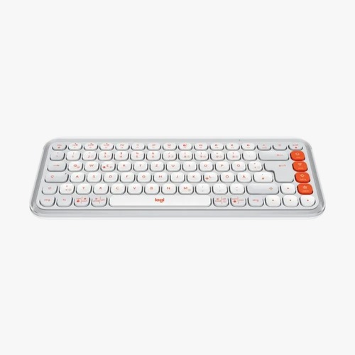 מקלדת אלחוטית  LOGITECH POP ICON KEYS - צבע לבן