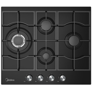 כיריים גז 4 להבות סופר טורבו Midea מידאה 60GM097 שחור 6733