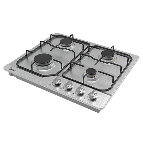 כיריים גז 4 להבות נירוסטה דגם 60SJ401-SS 6740 MIDEA