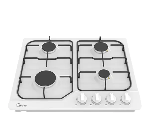 כיריים גז 4 להבות Midea 60SJ401MN04 בגימור שחור או לבן