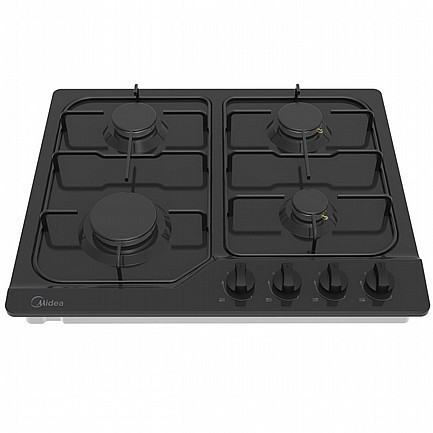 כיריים גז 4 להבות Midea 60SJ401MN04 בגימור שחור או לבן