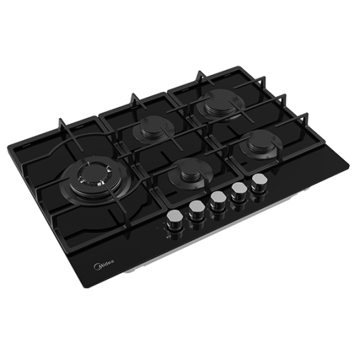 ‎ כיריים גז זכוכית שחורה - 5 מבערים Midea מידאה 75GP095 קטלוגי 6752