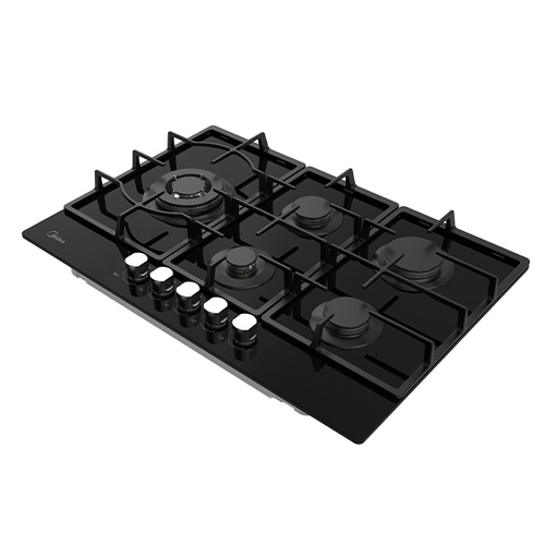 ‎ כיריים גז זכוכית שחורה - 5 מבערים Midea מידאה 75GP095 קטלוגי 6752