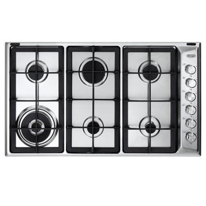 כיריים גז 6 להבות DeLonghi דגם NDG107X דלונגי - Delonghi