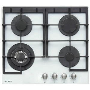‏כיריים גז Lacasa LCV60GW/B‏כיריים גז זכוכית לקאזה דגם Lacasa LCV60GW/B שחור / לבן
