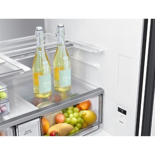 מקרר חכם 4 דלתות 809 ליטר Samsung RF87DG9817B1 Family Hub שחור פחם מוברש