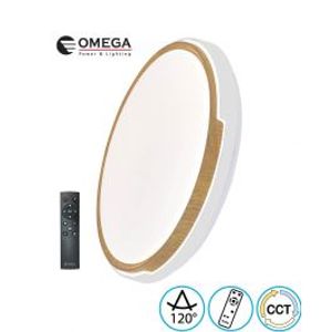 צמוד תקרה CARLO CCT 100W כולל שלט Omega