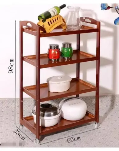 עגלת שירות למטבח 4 קומות (DIN2)