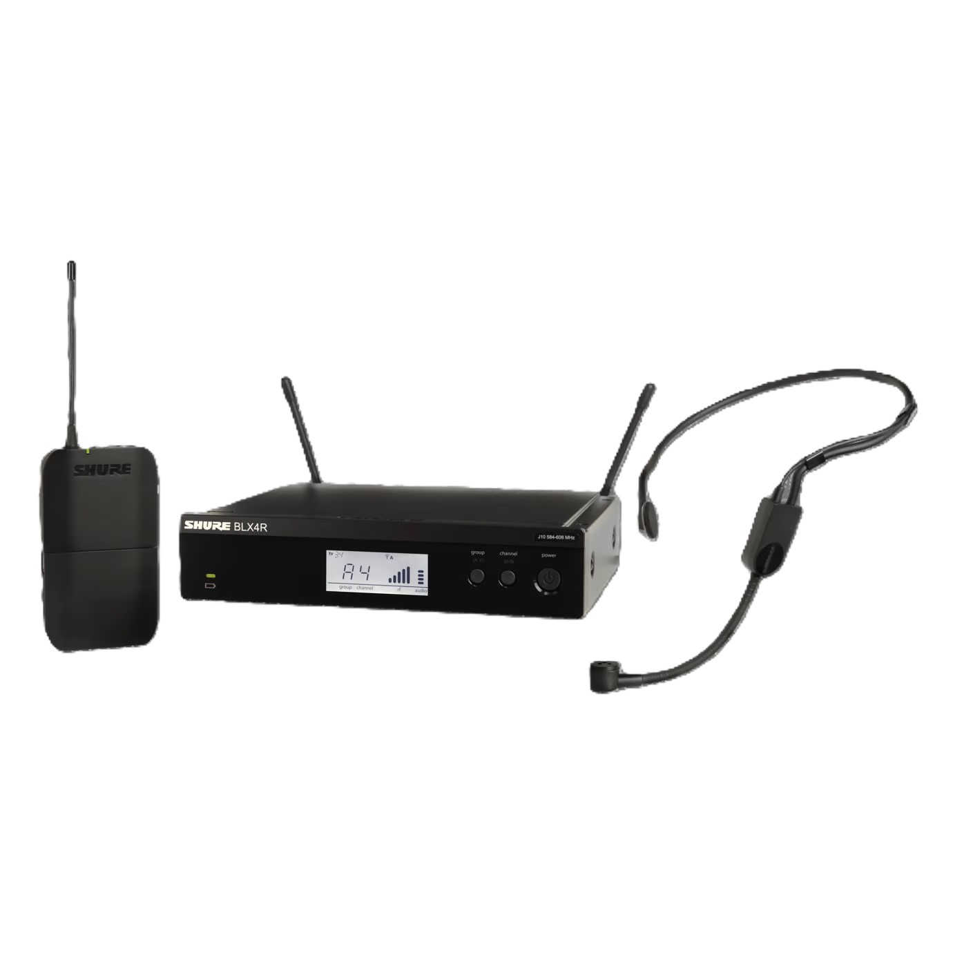 מערכת אלחוטית עם מיקרופון ראש Shure BLX14RE/P31-G18