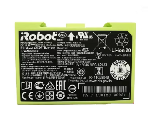 סוללה תואמת לאיירובוט רומבה 14.4V 5000mAh i7 IROBOT