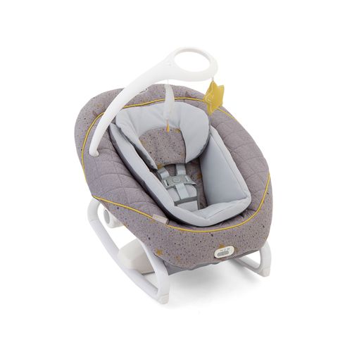 נדנדה חשמלית לתינוק משולבת טרמפולינה All Ways Soother עם 8 מצבי נידנוד ושני כיוונים - צבע Stargazer