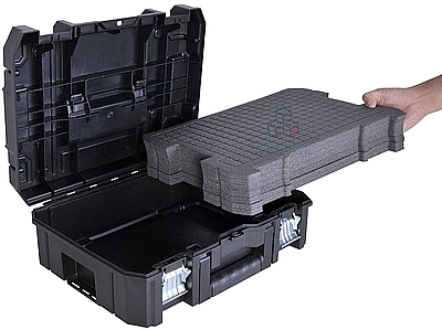 ארגז כלים עליון + ידית ארוכה 14 ליטר STANLEY TSTAK PRO-STACK