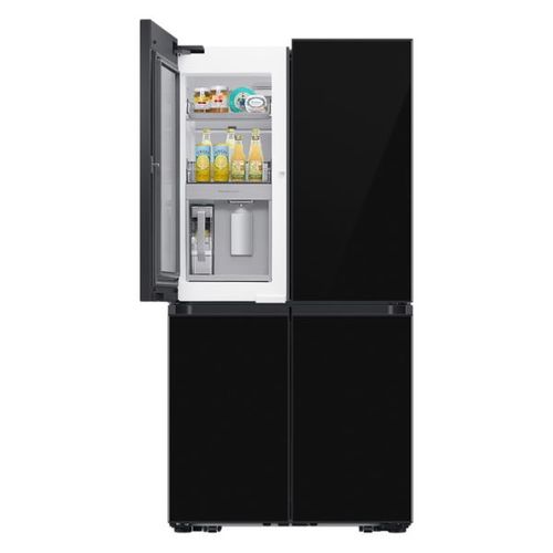 מקרר 4 דלתות 819 ליטר Samsung BeSpoke RF88DB9623-BK זכוכית שחורה