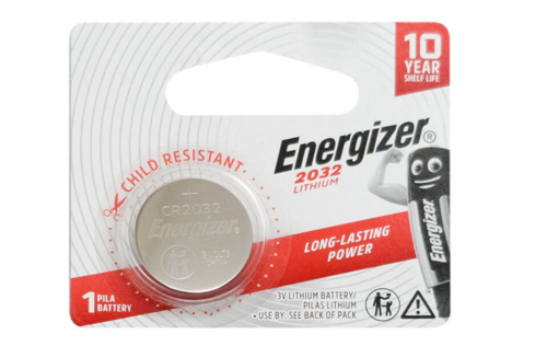 סוללת כפתור Energizer CR2032 Lithium 3.0V