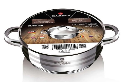 סיר בישול רדוד איכותי Blaumann BL1504A
