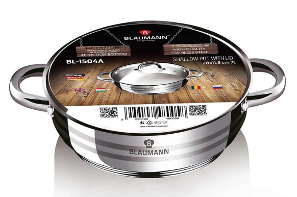 סיר בישול רדוד איכותי Blaumann BL1504A