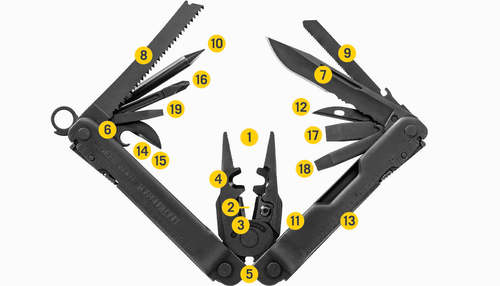 לדרמן SUPERTOOL EOD 300 שחור - LEATHERMAN
