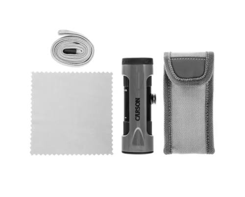 משקפת חד עינית עם זום 7-21X21 - CARSON עם חור הברגה לחצובה