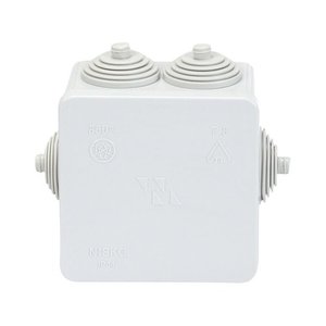 קופסת הסתעפות עם פטמות T-8P 80X80X50 IP44 