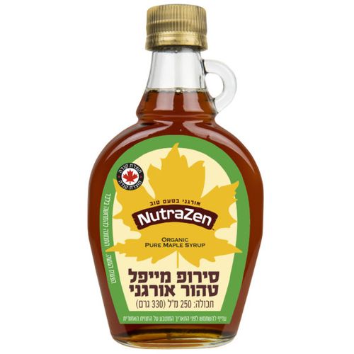 סירופ מייפל טהור אורגני ללא גלוטן