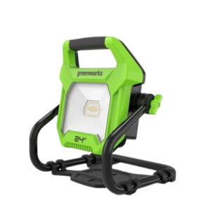 פנס LED מקצועי 24V + סוללה 4 אמפר ומטען מיקרו - GREENWORKS 99784