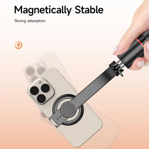 מוט סלפי חצובה עם מגנט MagSafe ושלט רחוק לצילום L20