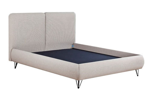 מיטה זוגית מרופדת + ראש מיטה דגם אלמוג מבית פולירון קיבוץ זיקים