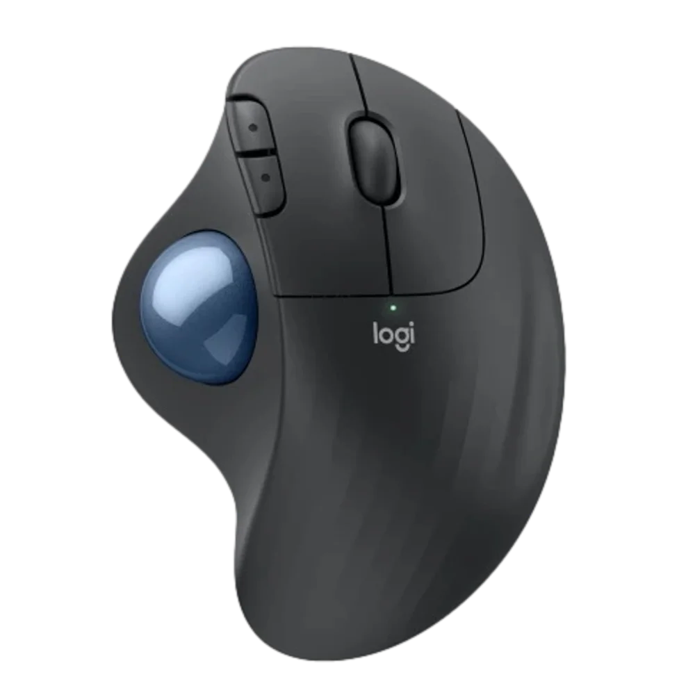 עכבר ארגונומי אלחוטי Logitech Ergo M575S 910-007029 Wireless Trackball Graphite Mouse