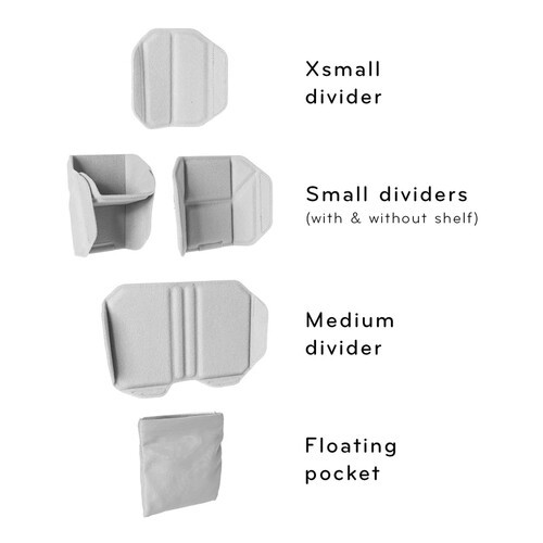 נרתיק לרחפן או מצלמה peak design camera cube smedium (שחור, Medium/small)