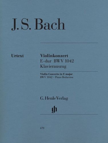 Bach Violin Concerto E major BWV 1042