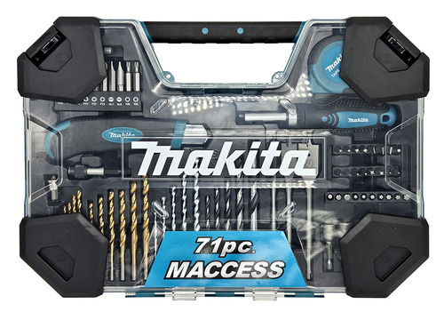 סט מקדחים וביטים HD 71 חלקים MAKITA