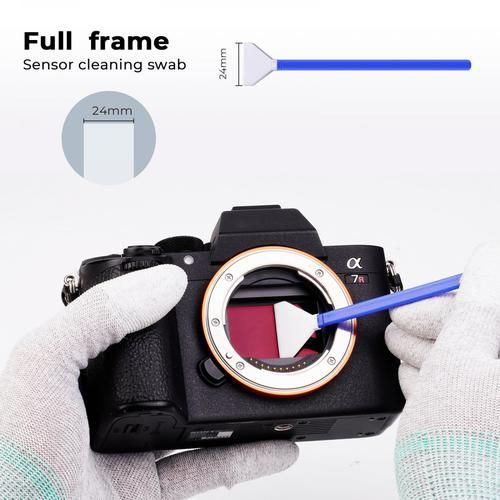 סט 10 מקלונים לניקוי חיישן K&F Concept Full frame Cleaning Stick Set