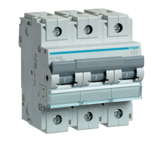 חצי אוטומט HAGER 10KA 3X100A C