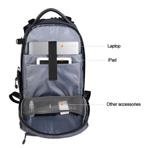 תיק גב לציוד צילום K&F Concept Travel Outdoor Backpack